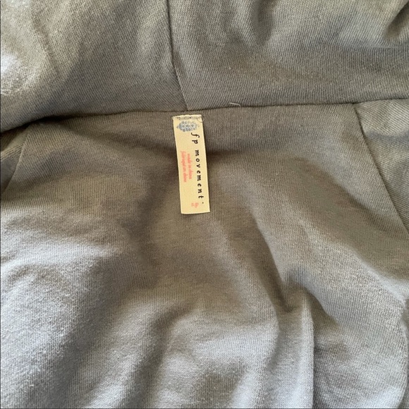 Free People Movement Love It Softly Hoodie Jacket in Blue/Grey NWOT - Picture 7 of 7